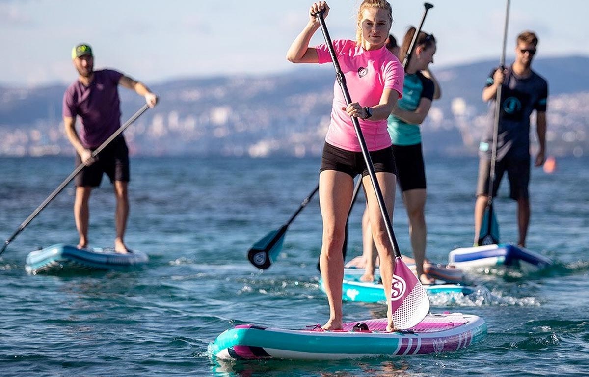 Paddleboarden in Estepona