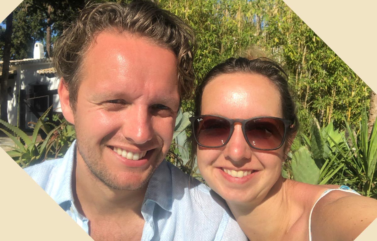 Patrick en Daisy in Spanje